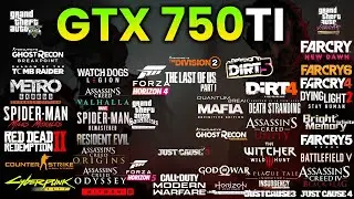 GTX 750Ti 2GB - i5 4590 - 20 Games Test in 2023