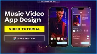 Designing Stunning Music Video App Screens in Figma! 🎵📱 | UI/UX Design Tutorial