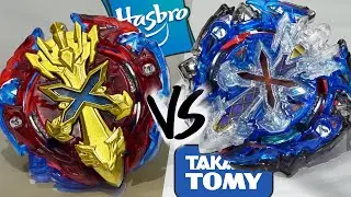 HASBRO VS TAKARA TOMY: Xcalius X2 VS Xeno Xcalibur .M.I - Beyblade Burst!