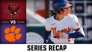Boston College vs. Clemson Series Recap | 2024 ACC Softball
