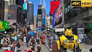 🌼 Spring 2023 - New York City | A Sunny Walk around Manhattan [4K HDR]