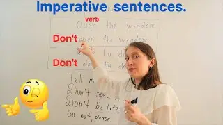 Imperative sentences English grammar Lesson #10