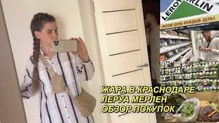 ВЛОГ! ЕДЕМ В ЛЕРУА МЕРЛЕН👨‍🔧ОБЗОР ПОКУПОК🛍 НОВЫЕ СЕМЕНА🌱 АНОМАЛЬНАЯ ЖАРА ☀️27.08.2022 VLOGS