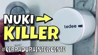 Si BUSCAS una CERRADURA inteligente SILENCIOSA te interesa este vídeo | Tedee Smartlock