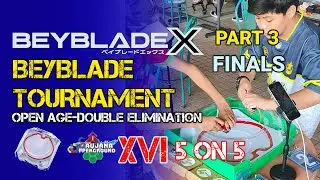 BEYBLADE X TOURNAMENT 5 ON 5 PART 3 FINALS SAUJANA UPPERGROUND XVI | KUCHING (2024)