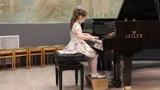 Галкина Пелагея, 6 лет,  Москва, Менуэт ре минор