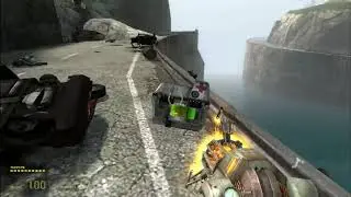 half life 2 шоссе 17 и песчанные ловушки без машины-прохождение