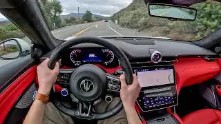 2024 Maserati GranTurismo Trofeo - POV Test Drive (Binaural Audio)