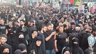 TATTAKIN ARBAEEN NA CI GABA DA GUDANA YANA KUSANTAR HARAMIN IMAM HUSSAIN [AS]