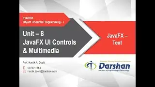 Unit 8: JavaFX - UIControls - TextField & TextArea
