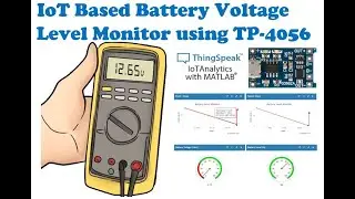 Iot Based Battery Voltage Level Monitor Using TP 4056