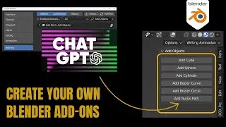 How to create your own Blender Addons with ChatGPT