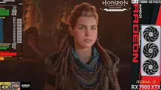 Horizon Zero Dawn Remastered Ultra High Settings, FSR 3.1 AA Native 4K | RX 7900XTX | R7 7800X 3D