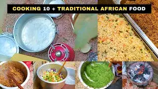 How  To Cook 10+ Traditional African Meals for 50 People | Family Feast Prep