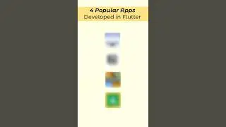 4 Popular Apps Developed in Flutter #flutter #shorts