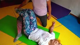 Ротация тазобедренного сустава из положения сидя сбоку.