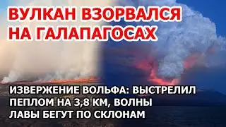 Вулкан взорвался на Галапагосах. Мощное извержение вулкана Вольф в Эквадоре: столб пепла в 4 км