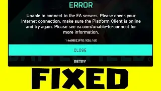 Battlefield 2042 Error FIX 