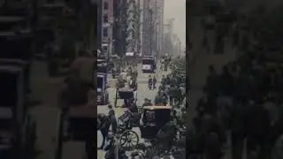 New York City in 1902 - Restored Old Footage