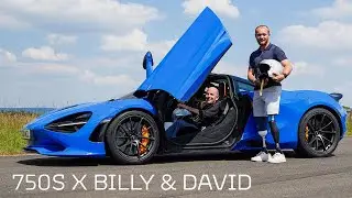 Billy Monger and David Holmes break the 180mph barrier in a McLaren 750S.