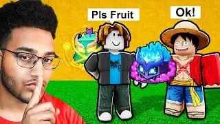 Begging for Fruits But Gifting Back PERMANENTS (Blox Fruits)