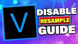 Vegas Pro 19 Disable Resample FOREVER!