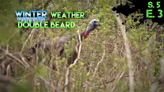 Episode 3: Big Double Beard CLOSE | Winter Weather | Missouri Turkey Hunting 2023