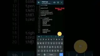 Heart | Python Program | #coding #shorts #short