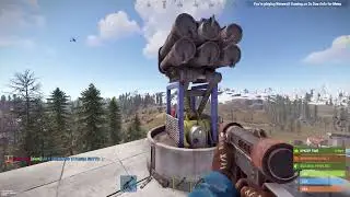 How to play Rust by Plisskien - SAM Turrets around bandit camp *ez loot