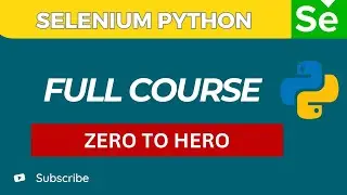 Selenium WebDriver with Python: Complete Beginner Course
