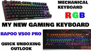 Budget Gaming keyboard in Nepal | Rapoo v500 pro