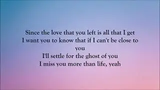 Justin Bieber - Ghost (LYRICS)