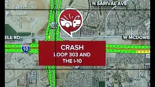 Deadly crash involving motorcyclist on Loop 303 near I-10