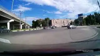 Авария 07.06.2015, г. НиНо, кольцо м. Пролетарская, 2110 vs. Kalina