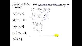 Örnek 10 - Matematik Dersleri