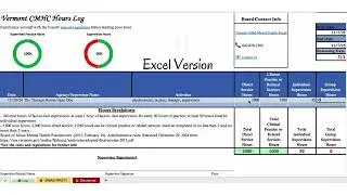Vermont CMHC Clinical Hours Tracker