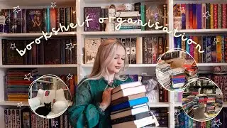 BOOKSHELF REORGANISATION 🌟📖 reorganising 14+ bookcases in my home library 🍄