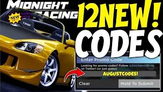 HURRY UP 💥 MIDNIGHT RACING TOKYO CODES IN AUGUST 2024! ROBLOX MIDNIGHT RACING TOKYO CODES