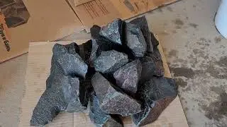 Обзор камни для печи Базальт колотые для бани и сауны. Размер 7- 16 см