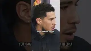 Luka Doncic and Devin Booker Exchange Words 🍿 