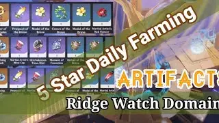 5 Star Artifacts Daily Farming @ Ridge Watch Domain