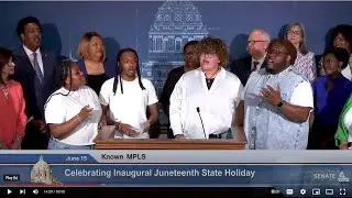 Press Conference: Celebrating the Inaugural Juneteenth Holiday - 06/15/23