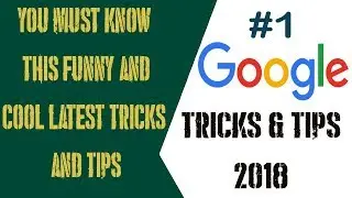 Google Tricks 2018: You Must Know This Funny And Cool Latest Tricks And Tips #1
