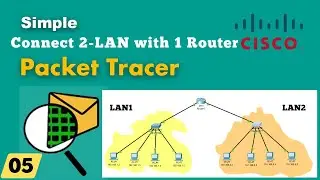 Connect 2-LAN using Router | How to Connect 2-LAN | Csico packet tracer