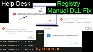 Help Desk Fixing Registry Errors and Missing DLL Files