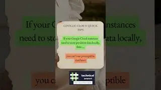 #google #googlecloud #quicknotes #interviewtips #preemptible #persistent #technicalpotpourri
