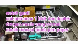 PAPER JAM TIDAK ADA KERTAS nyangkut, tapi  masih muncul kode The paper has jammed