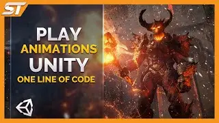 Play ANIMATIONS - ONE LINE OF CODE! (Unity Beginner Tutorial)