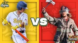 The Firefighters Debut! Newest Team in Banana Ball - Savannah Bananas vs The Firefighters