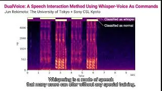 [Preview] DualVoice: A Speech Interaction Method Using Whisper Voice as Commands